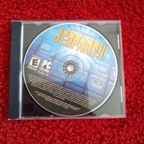 Vintage y2k Jeopardy! CD game for PC - Picture 2 of 4